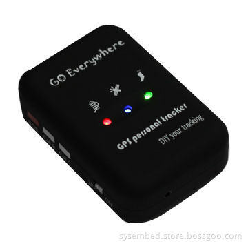 Portable GPS personal tracker for kids and aged with SOS call function, tracked by SMS or GPRS
